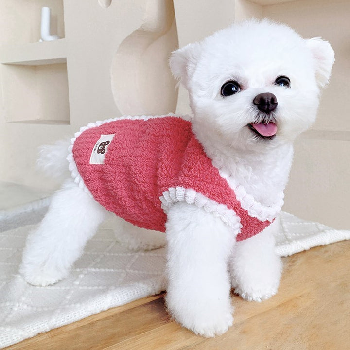 Cute Button Through Pet Jacket Vest