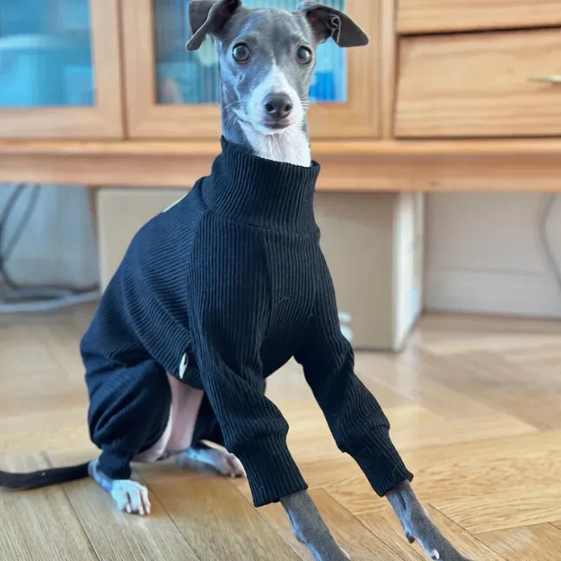 Antistatic Cotton Full-Body Onesies for Italian Greyhound and Whippet