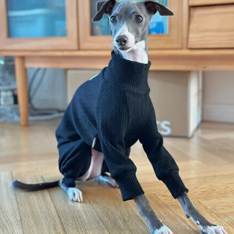 Antistatic Cotton Full-Body Onesies for Italian Greyhound and Whippet