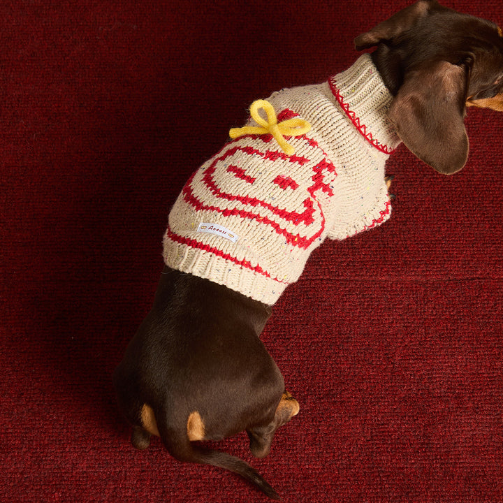 Apple Bite Pet Human Matching Knitted Sweater