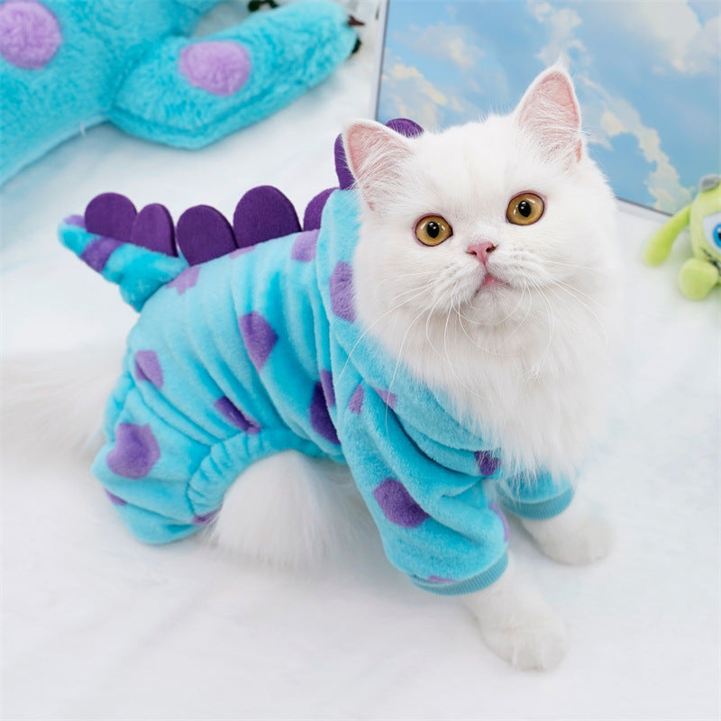 Polka Dinosaur Pet Costumes