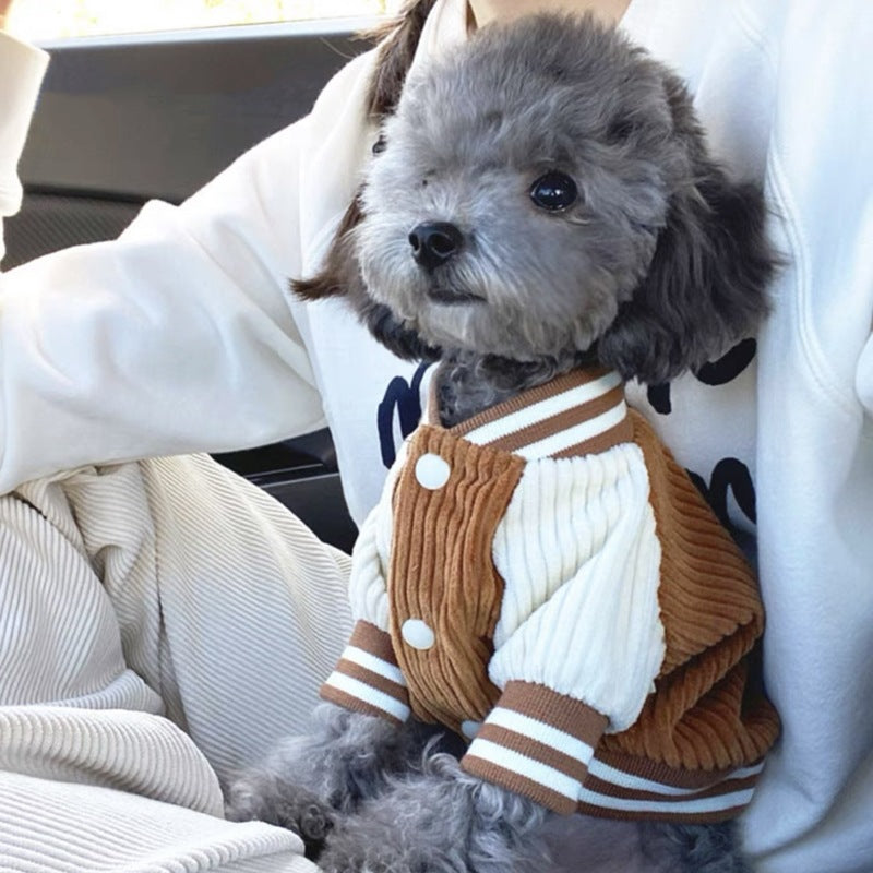 Lightweight Corduroy Baseball Jacket