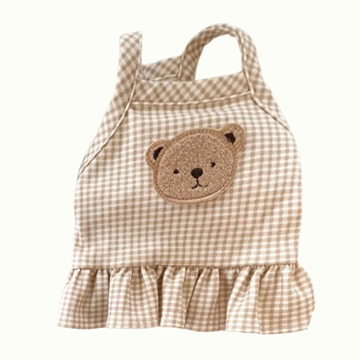 Bear Sleeveless Dog Dress Puppy Clothes