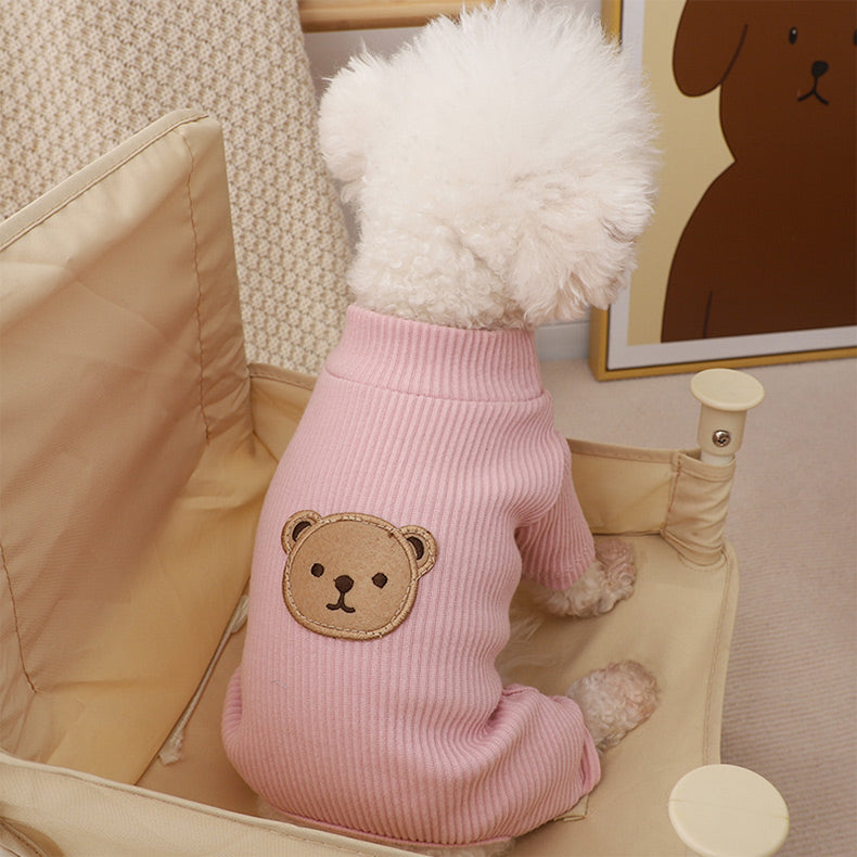 bear four legged puppy cute pajamas