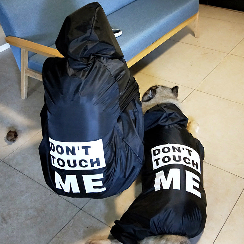 Don't Touch Me (Black) Pet Owner Matching Outfit