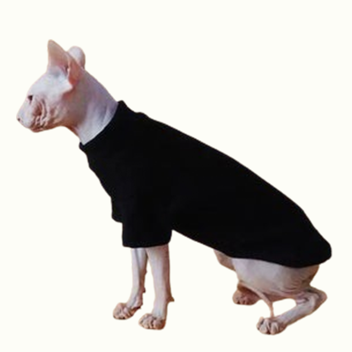 Basic Highneck Sphynx Cat Clothes