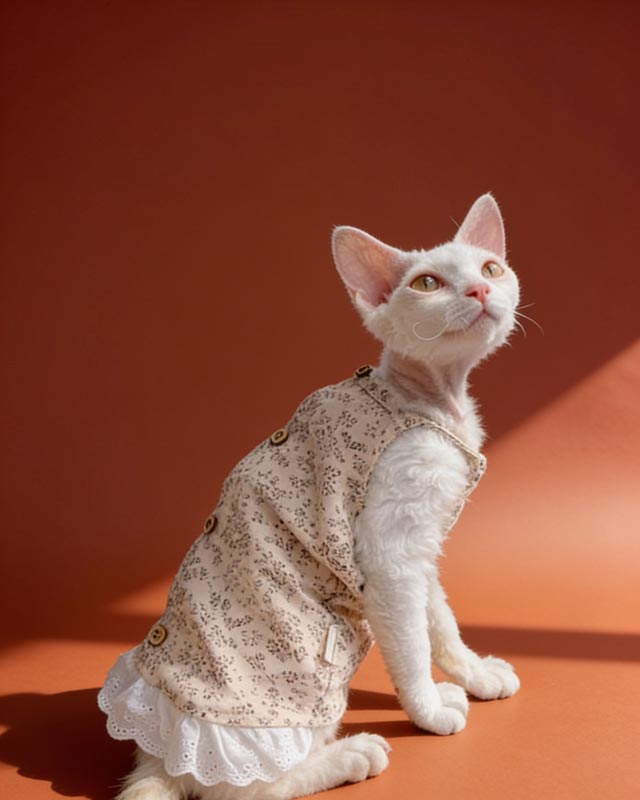 Flowers Sphynx Cat Cami Dress CityBear