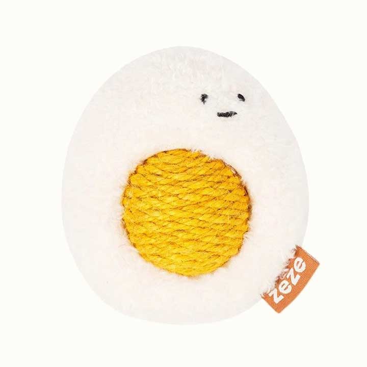 Boiled Egg Sisal Rope Ball Catnip Toy