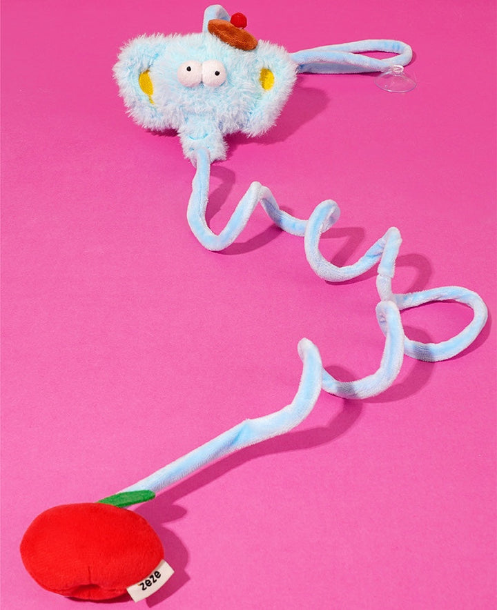 Funny elephant cat toy for solo play and hunting instincts