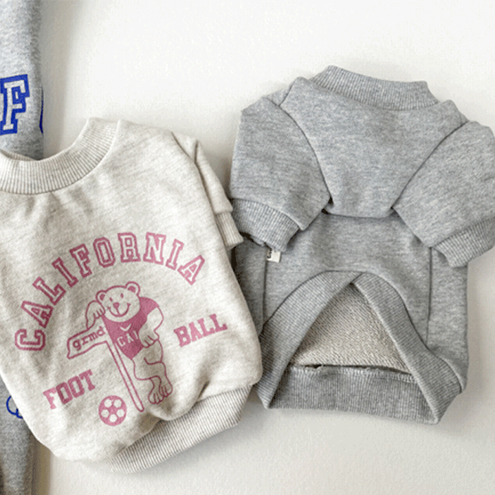 California Football Matching Dog and Owner Sweatshirt