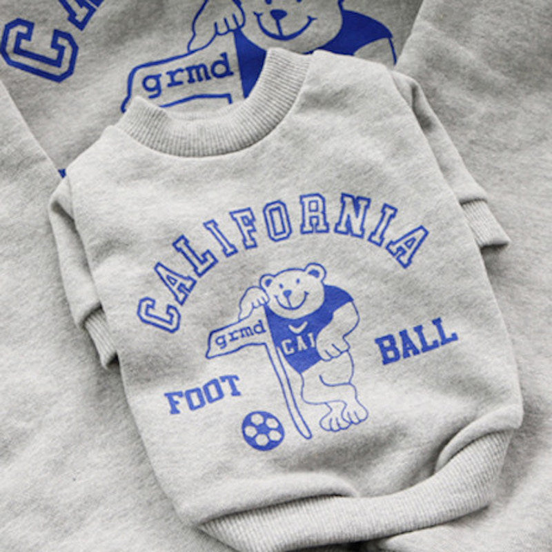 California Football Matching Dog and Owner Sweatshirt
