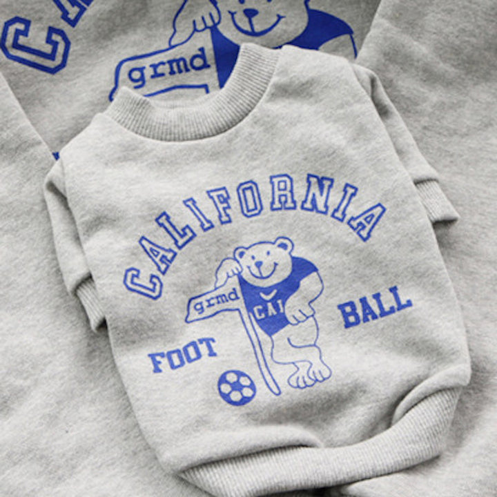 California Football Matching Dog and Owner Sweatshirt