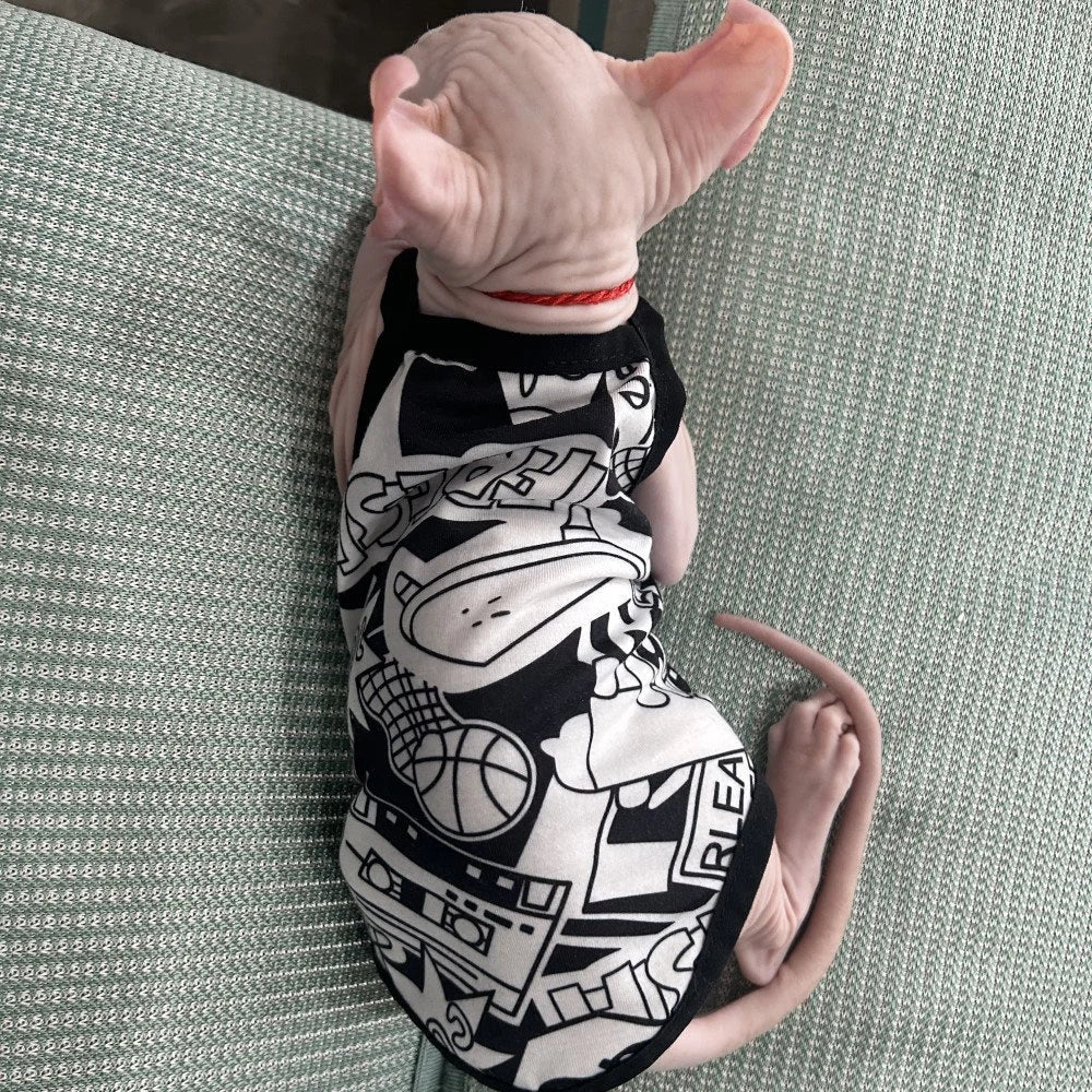 Comic Graphics Sphynx Cat Camisoles