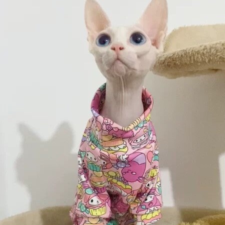 My Melody Sphynx Cat Onesies Pajamas