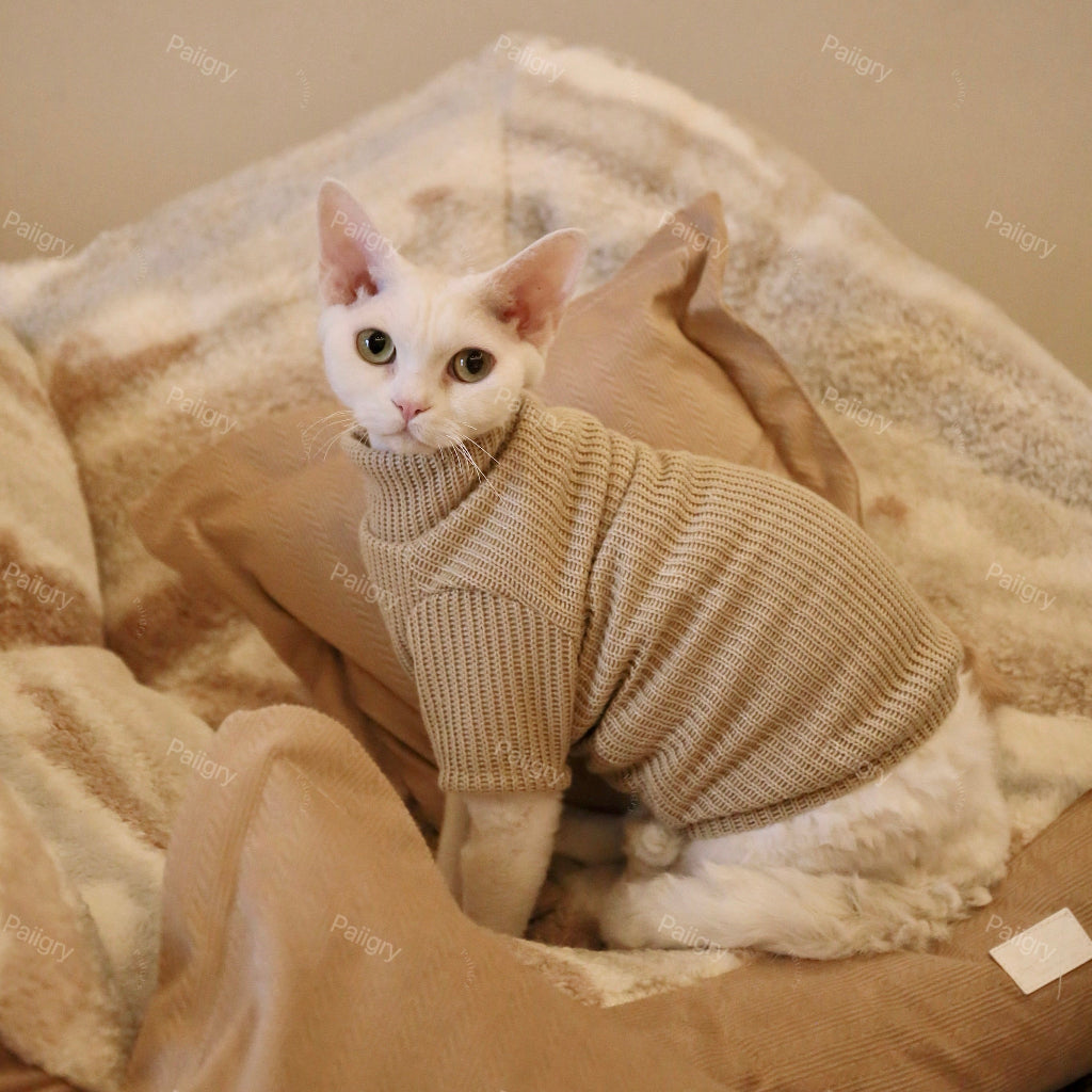 Classic Fleece Cat Jacket Sphynx Sweater