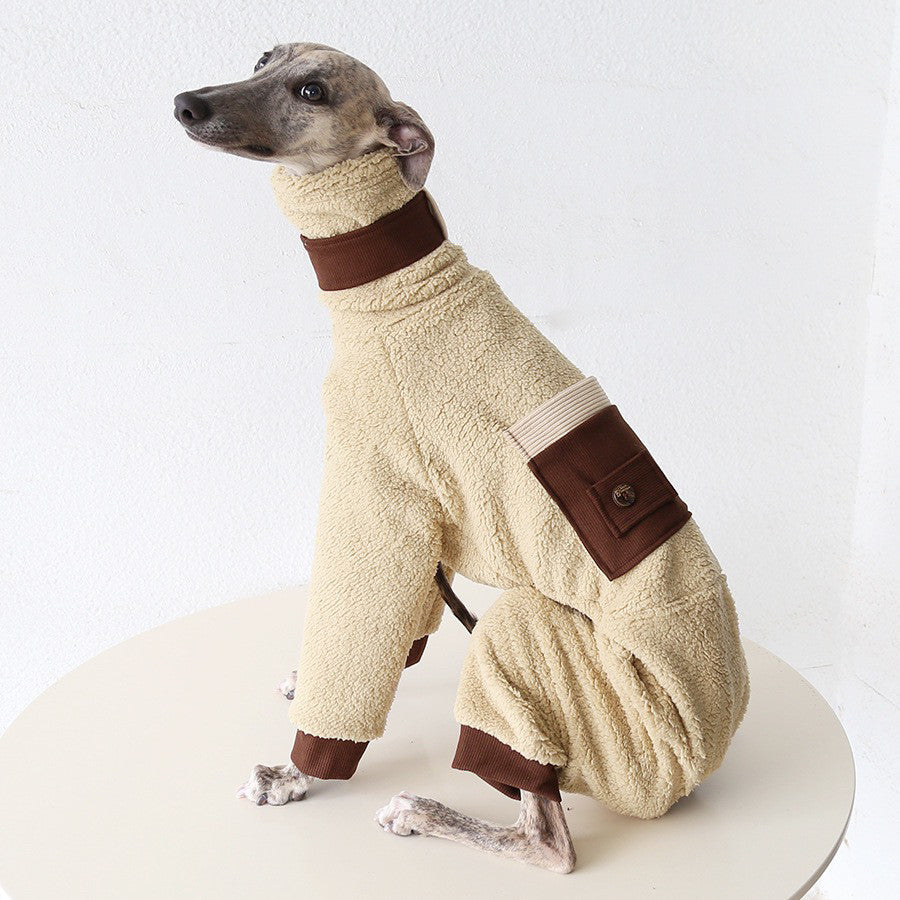 Cozy Fleece Dog Jumpsuit