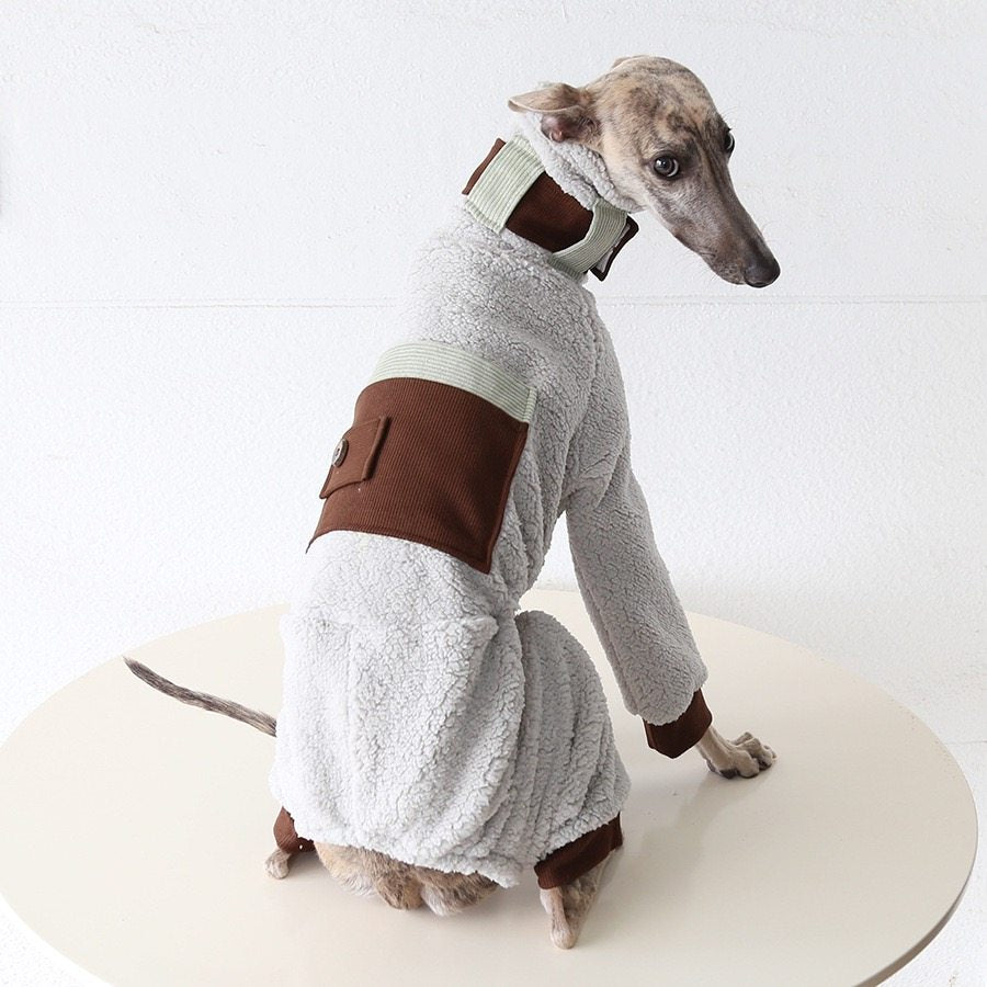 Cozy Fleece Dog Jumpsuit