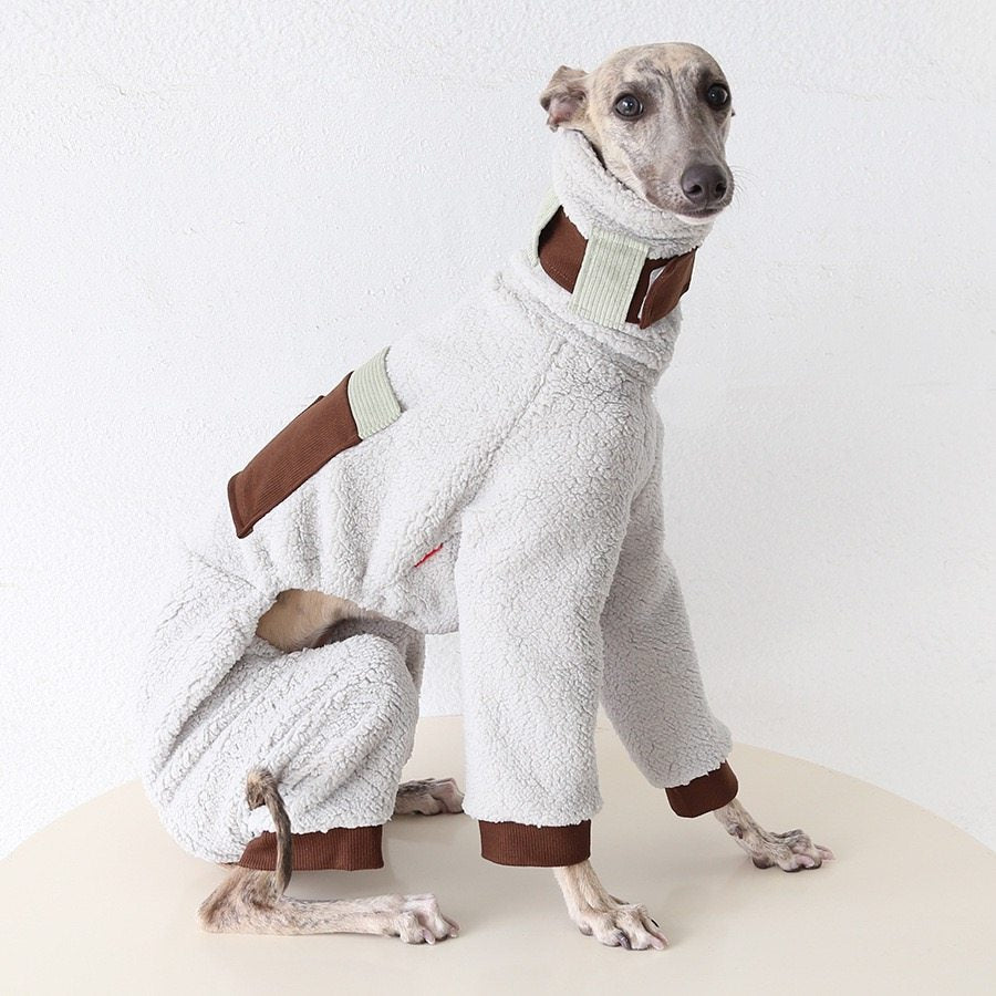 Cozy Fleece Dog Jumpsuit
