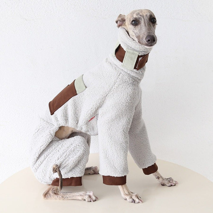 Cozy Fleece Dog Jumpsuit