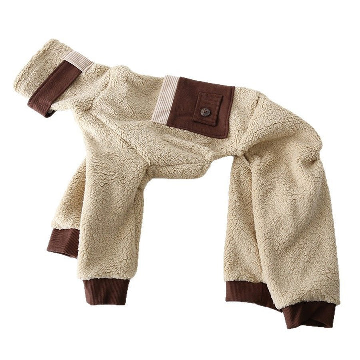 Cozy Fleece Dog Jumpsuit