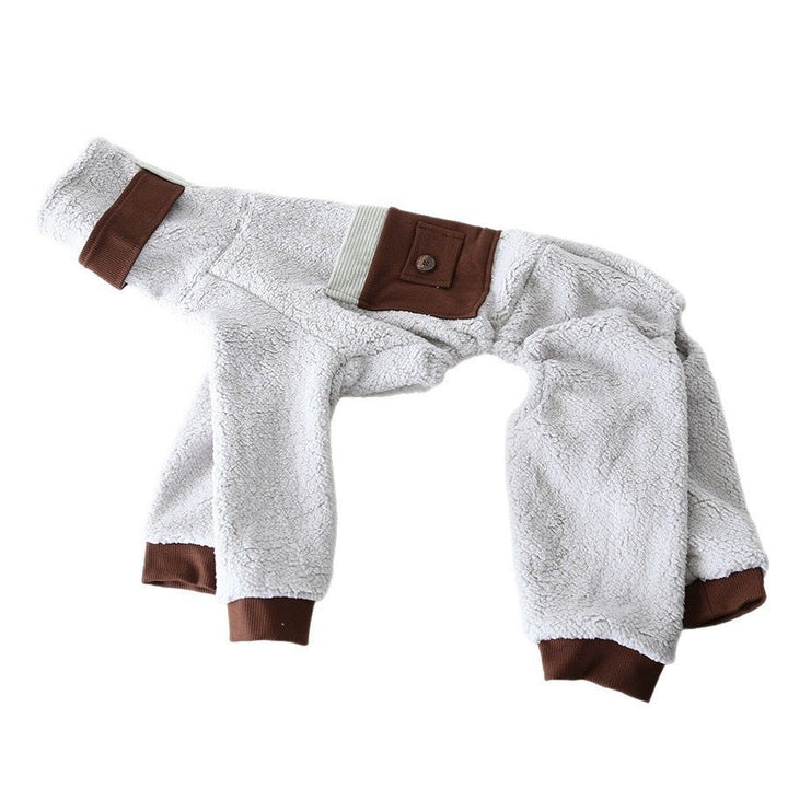 Cozy Fleece Dog Jumpsuit