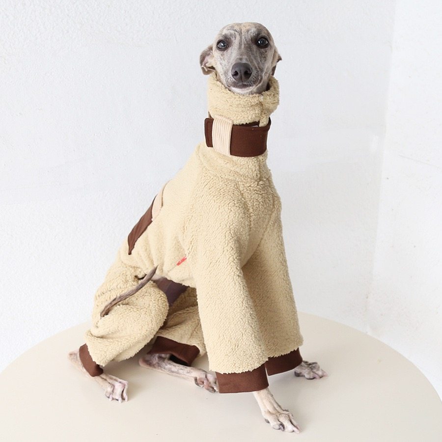Cozy Fleece Dog Jumpsuit