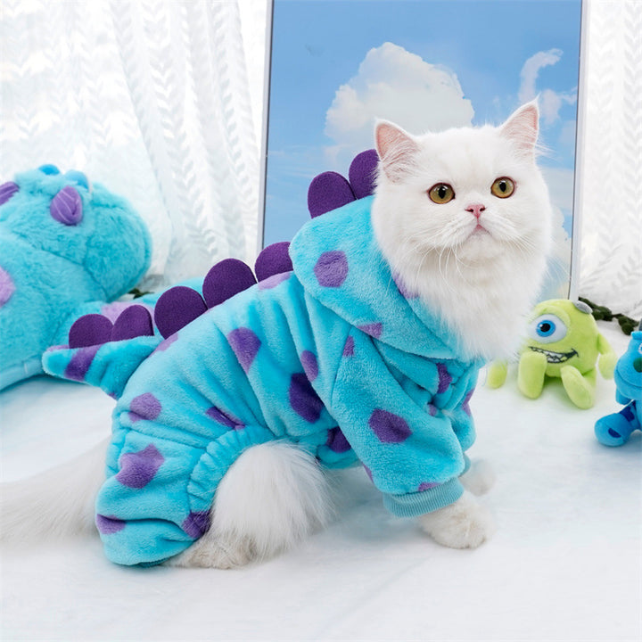 Polka Dinosaur Pet Costumes