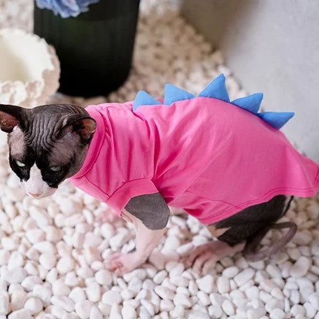 Sphynx Cat Dinosaur Tee Shirt Costume