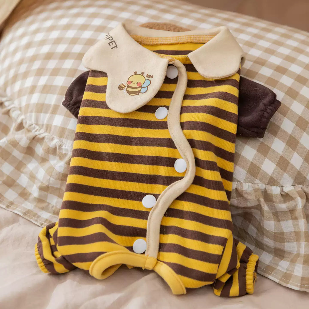 Cute Honey Bee Pet Pajamas Onesie