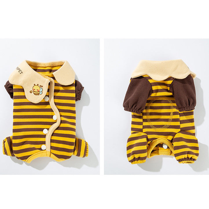 Cute Honey Bee Pet Pajamas Onesie