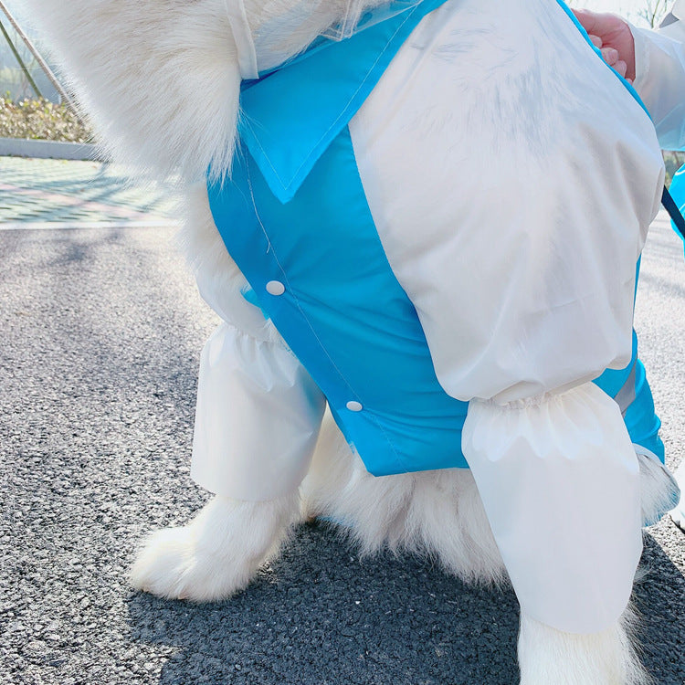 Reflective Dog Human Matching Raincoat