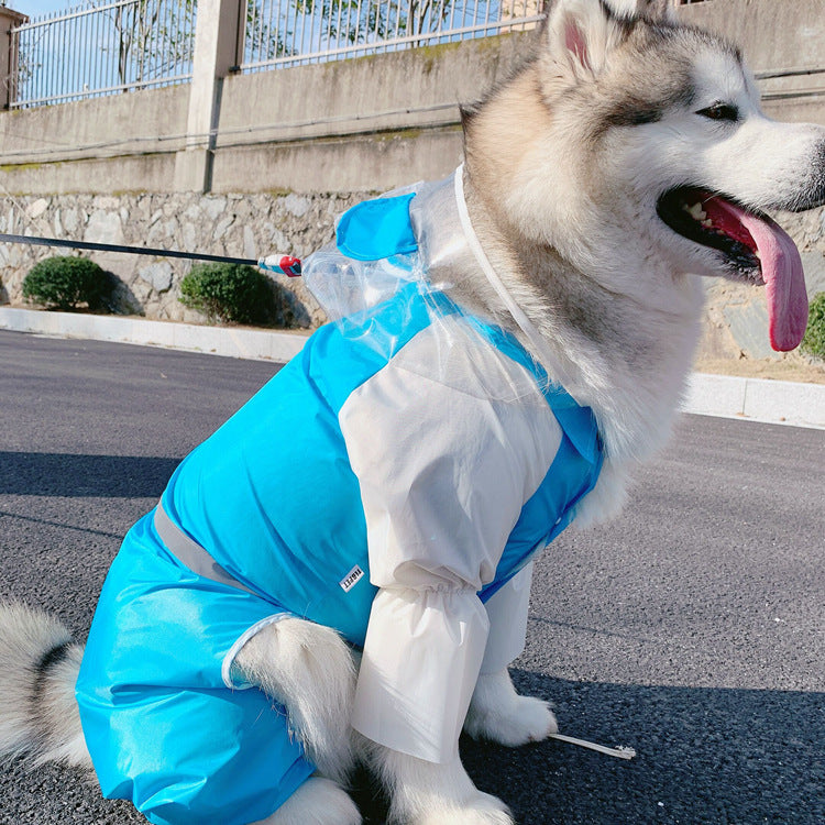 Reflective Dog Human Matching Raincoat