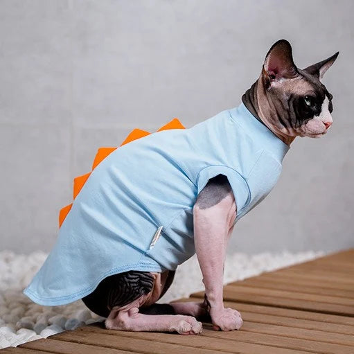 Sphynx Cat Dinosaur Tee Shirt Costume