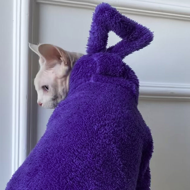 Teletubbies Hoodies Sphynx Cat Costumes