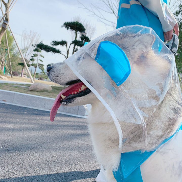 Reflective Dog Human Matching Raincoat