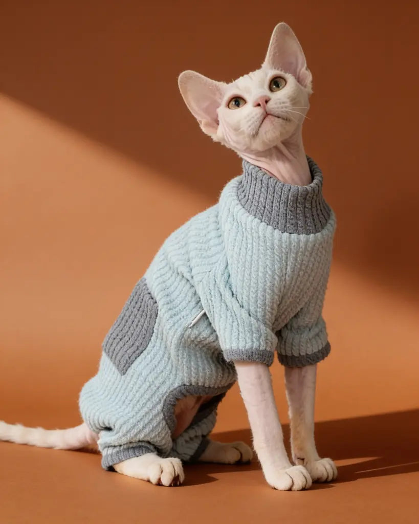 Danish Rib Sphynx Cat Onesies Pajamas CityBear