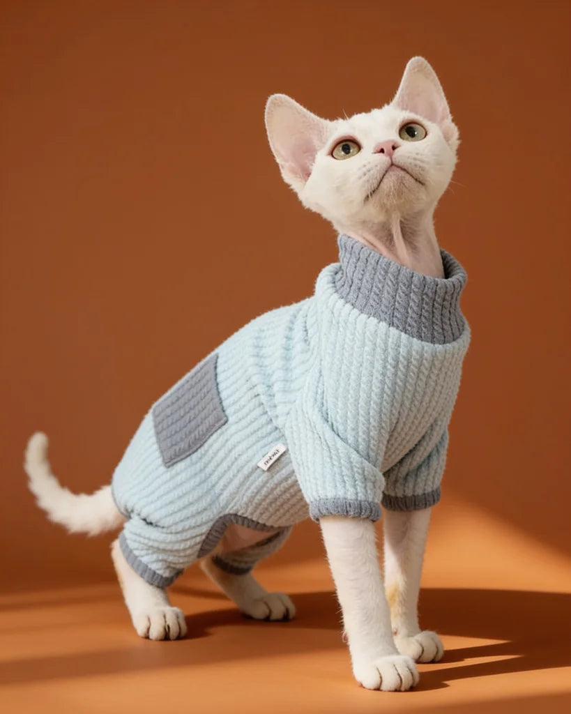 Danish Rib Sphynx Cat Onesies Pajamas CityBear