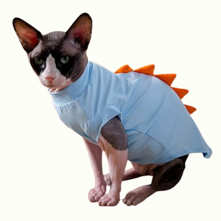 Sphynx Cat Dinosaur Tee Shirt Costume