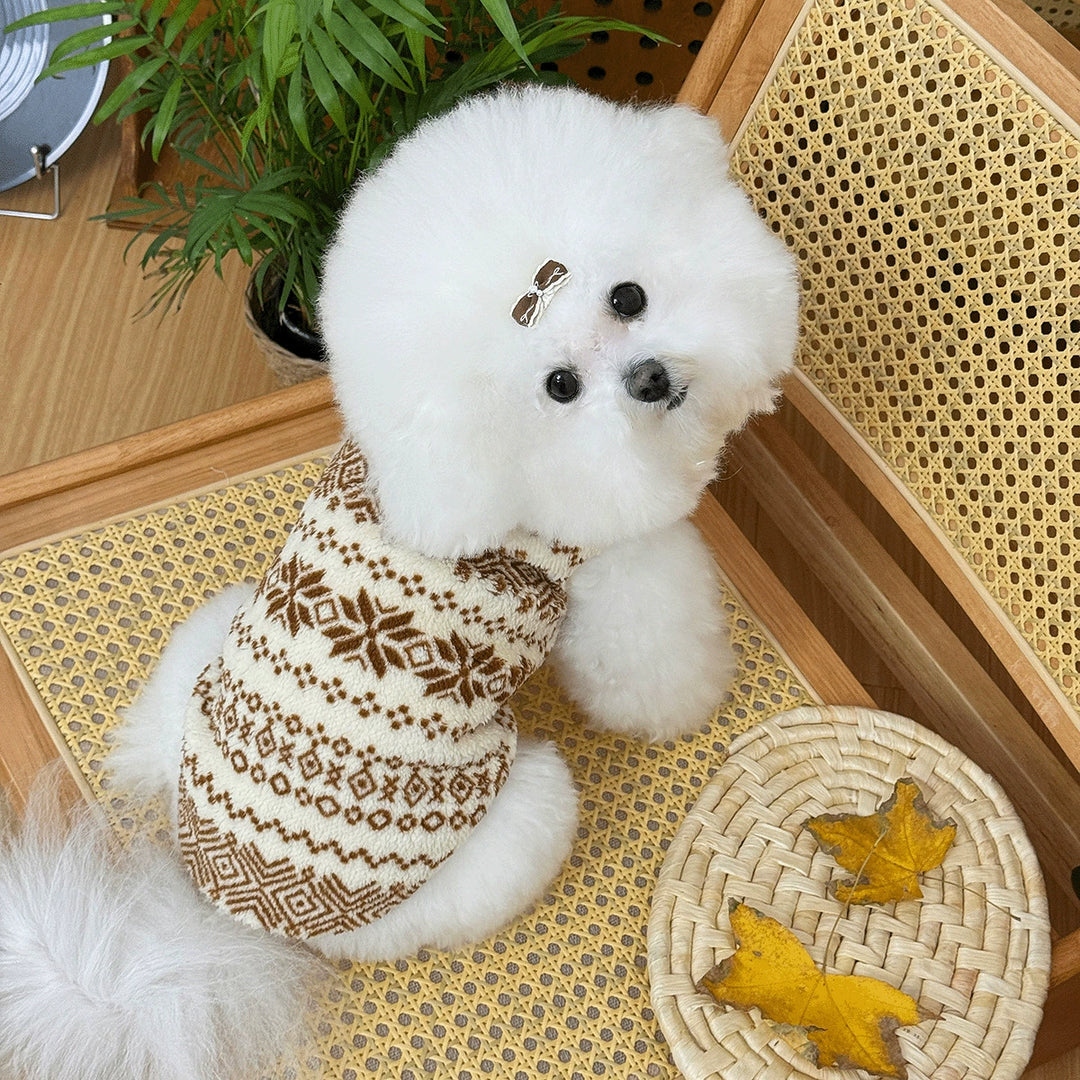 Ethnic Style Pet Sweater