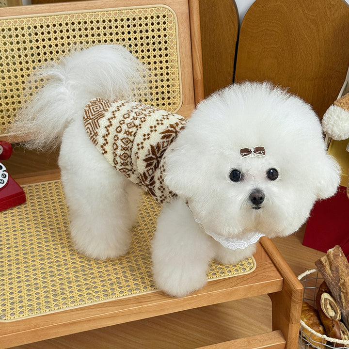 Ethnic Style Pet Sweater