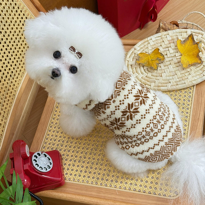 Ethnic Style Pet Sweater