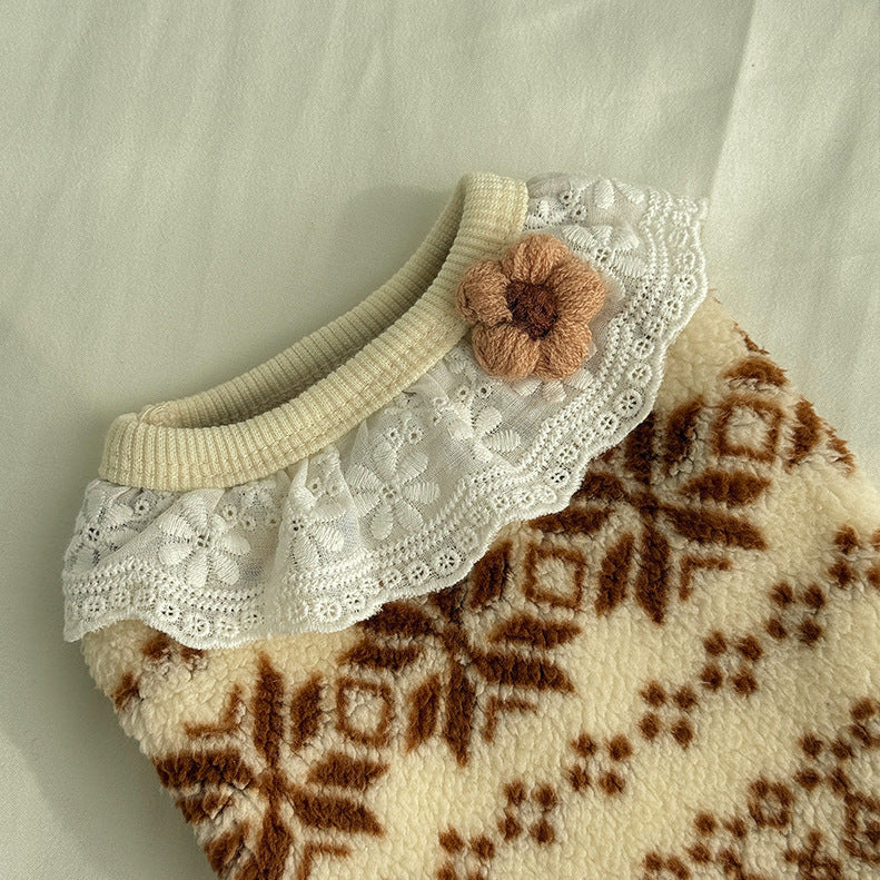 Ethnic Style Pet Sweater