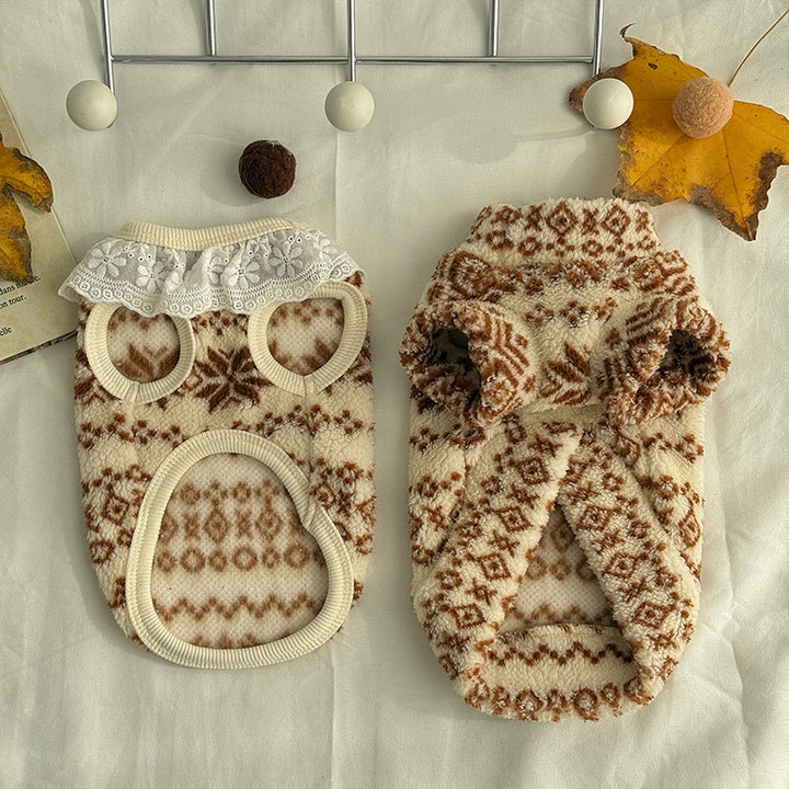 Ethnic Style Pet Sweater