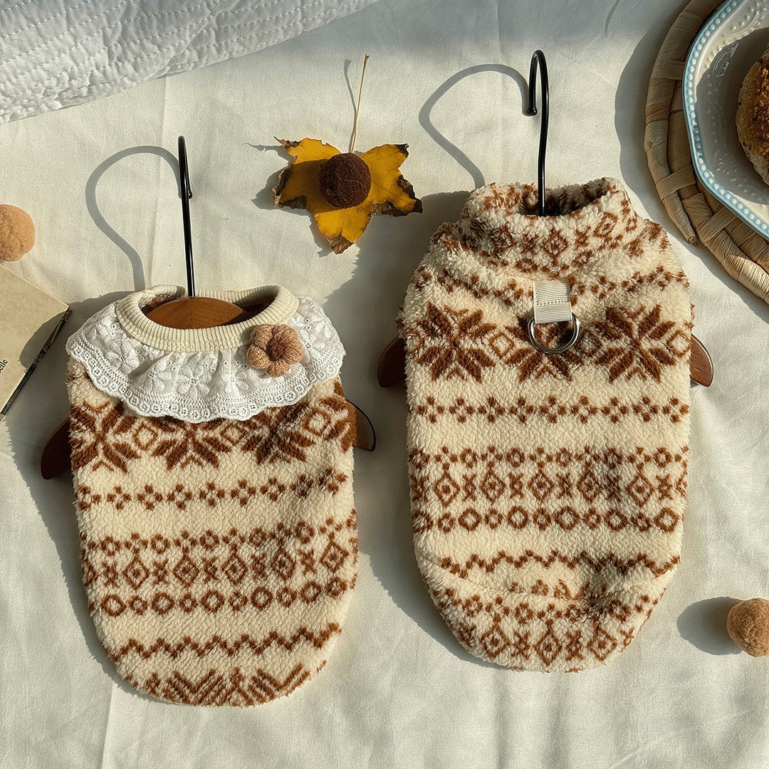 Ethnic Style Pet Sweater
