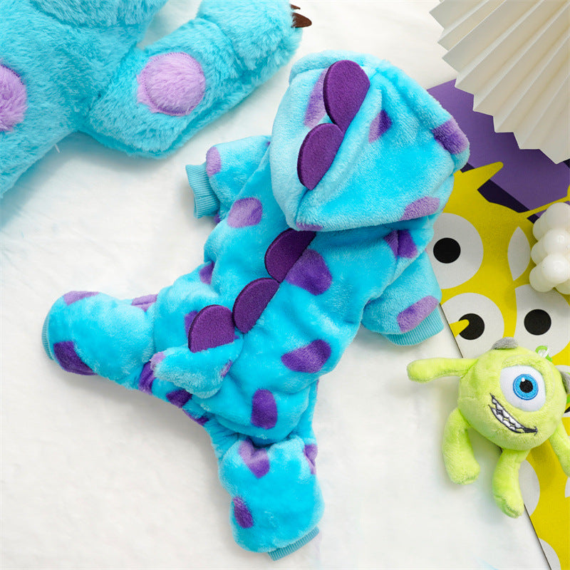 Polka Dinosaur Pet Costumes