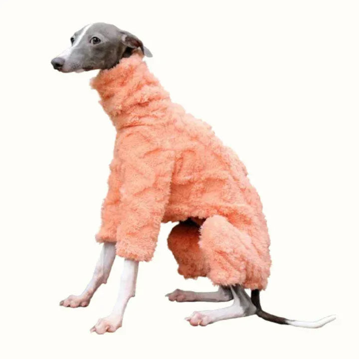Full-Body Embossed Fleece Onesie Italian Greyhound and Whippet CityBear