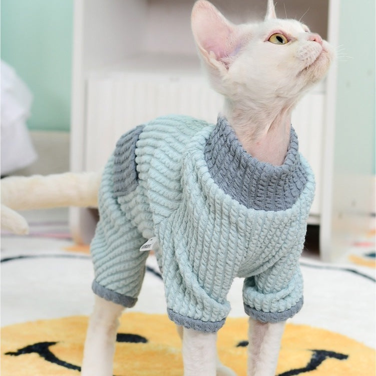 Danish Rib Sphynx Cat Onesies Pajamas