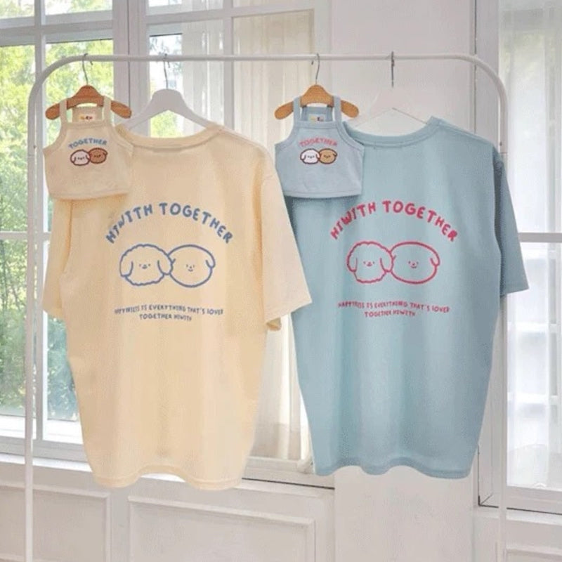 Happy Together Pet and Owner Matching Tee Shirt