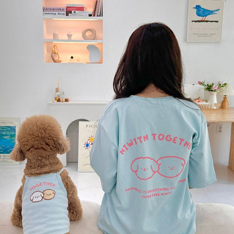 Happy Together Pet and Owner Matching Tee Shirt