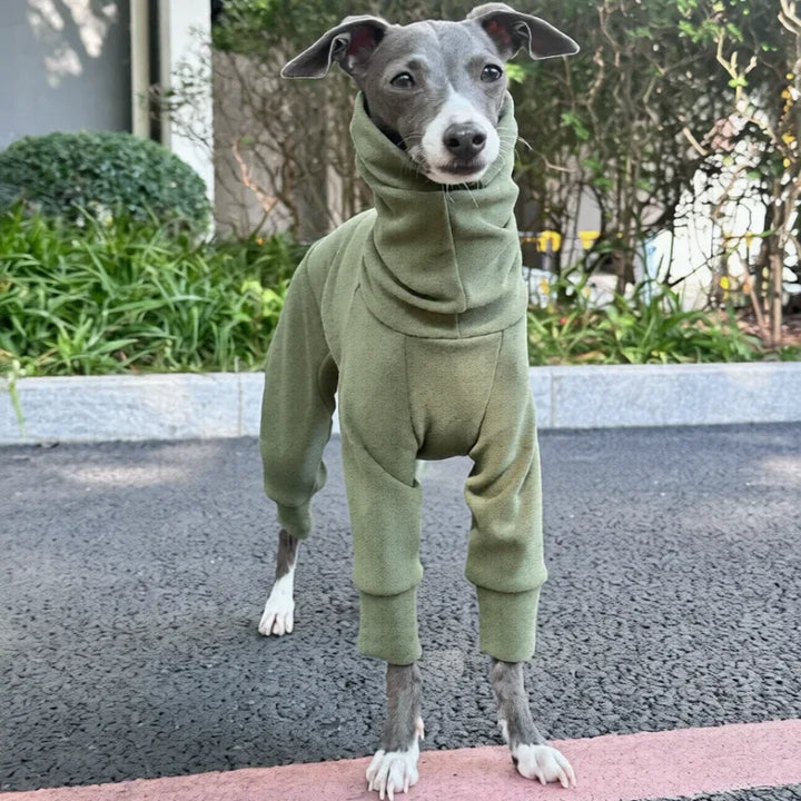 Semi Elastic Soft Warm Full-Body Onesie for Sighthounds